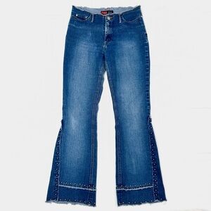 Y2K Low Rise Denim Flares